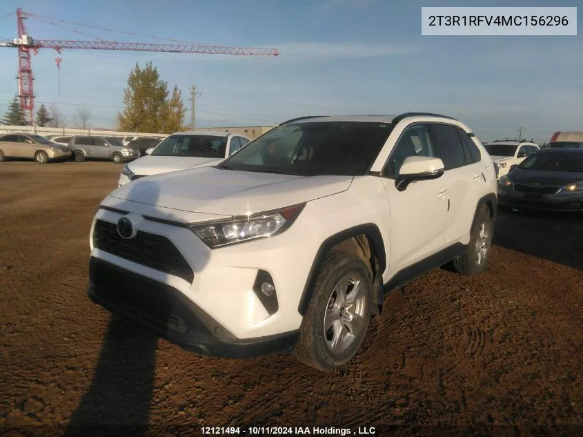 2021 Toyota Rav4 Xle/Xle Premium VIN: 2T3R1RFV4MC156296 Lot: 12121494