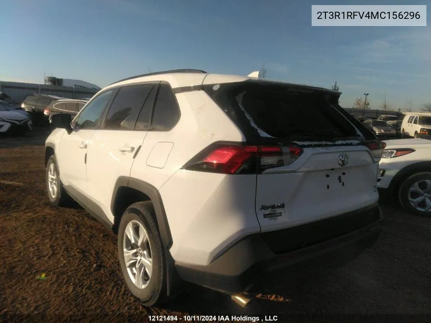 2021 Toyota Rav4 Xle/Xle Premium VIN: 2T3R1RFV4MC156296 Lot: 12121494