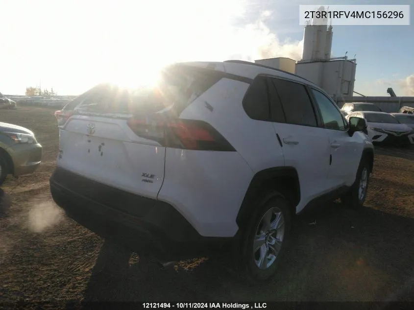 2021 Toyota Rav4 Xle/Xle Premium VIN: 2T3R1RFV4MC156296 Lot: 12121494