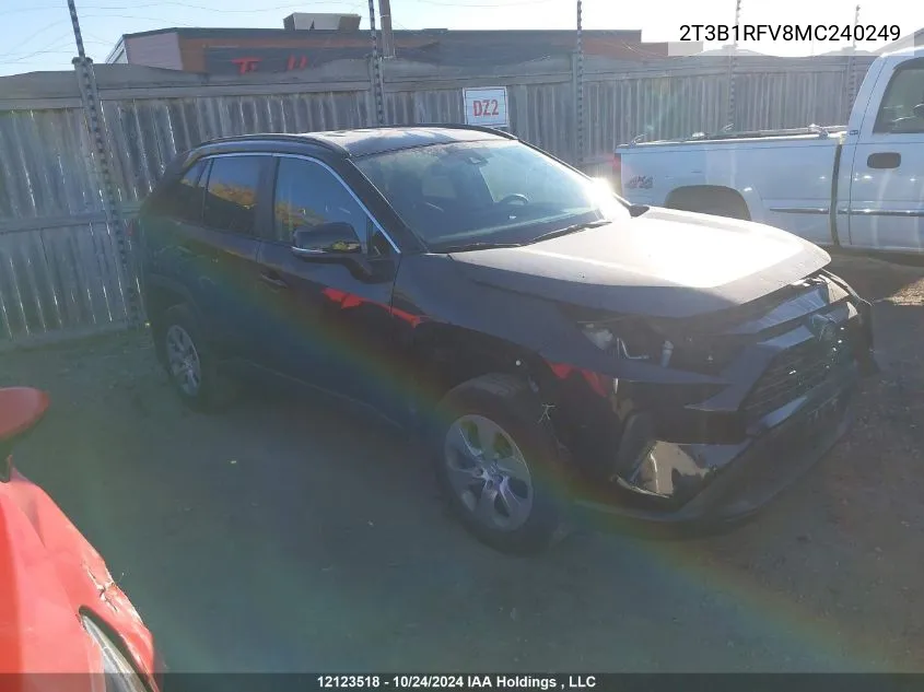 2021 Toyota Rav4 Le VIN: 2T3B1RFV8MC240249 Lot: 12123518