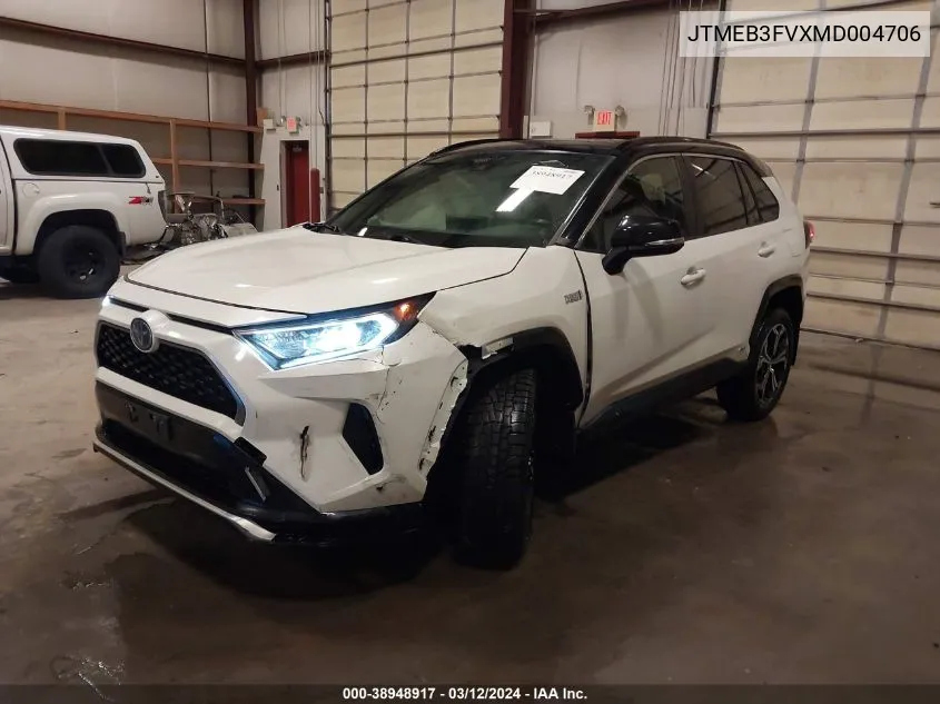 2021 Toyota Rav4 Prime Xse VIN: JTMEB3FVXMD004706 Lot: 38948917