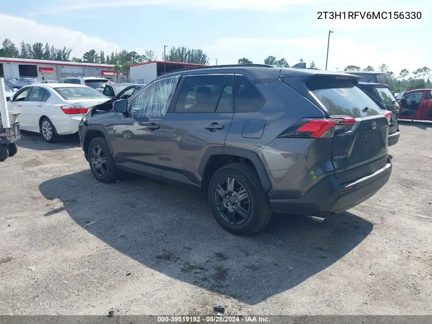 2021 Toyota Rav4 Le VIN: 2T3H1RFV6MC156330 Lot: 39519192