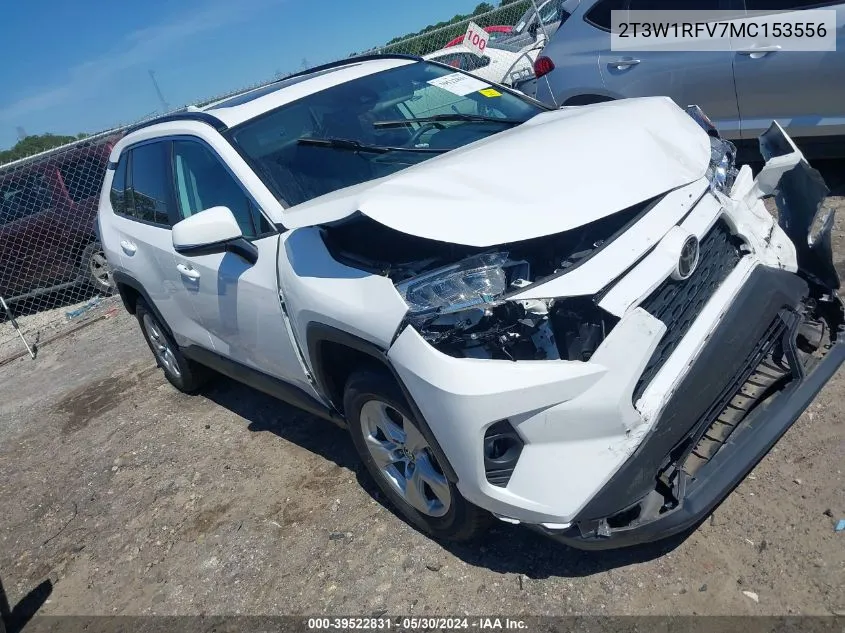 2T3W1RFV7MC153556 2021 Toyota Rav4 Xle