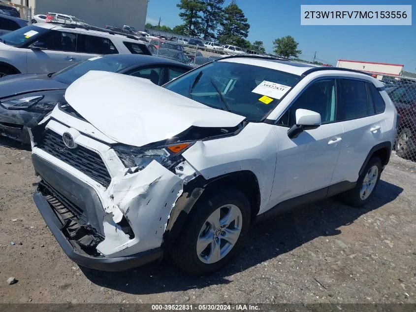 2T3W1RFV7MC153556 2021 Toyota Rav4 Xle