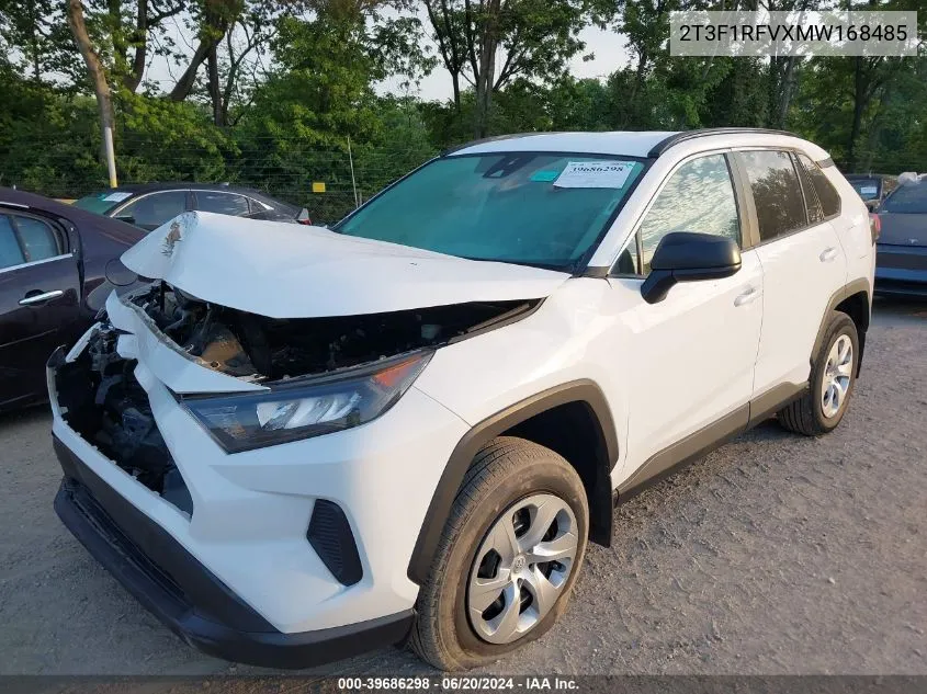 2021 Toyota Rav4 Le VIN: 2T3F1RFVXMW168485 Lot: 39686298