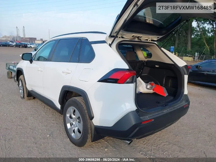 2021 Toyota Rav4 Le VIN: 2T3F1RFVXMW168485 Lot: 39686298