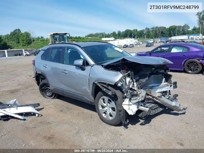 2T3G1RFV9MC248799 2021 Toyota Rav4 Le