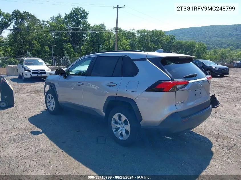 2T3G1RFV9MC248799 2021 Toyota Rav4 Le