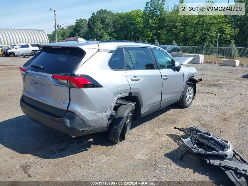 2T3G1RFV9MC248799 2021 Toyota Rav4 Le