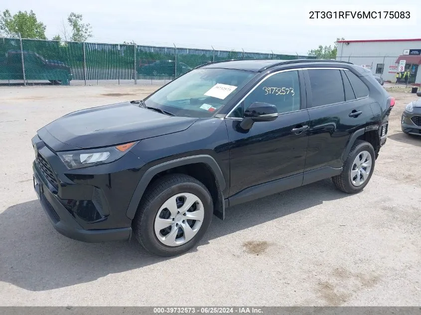 2021 Toyota Rav4 Le VIN: 2T3G1RFV6MC175083 Lot: 39732573