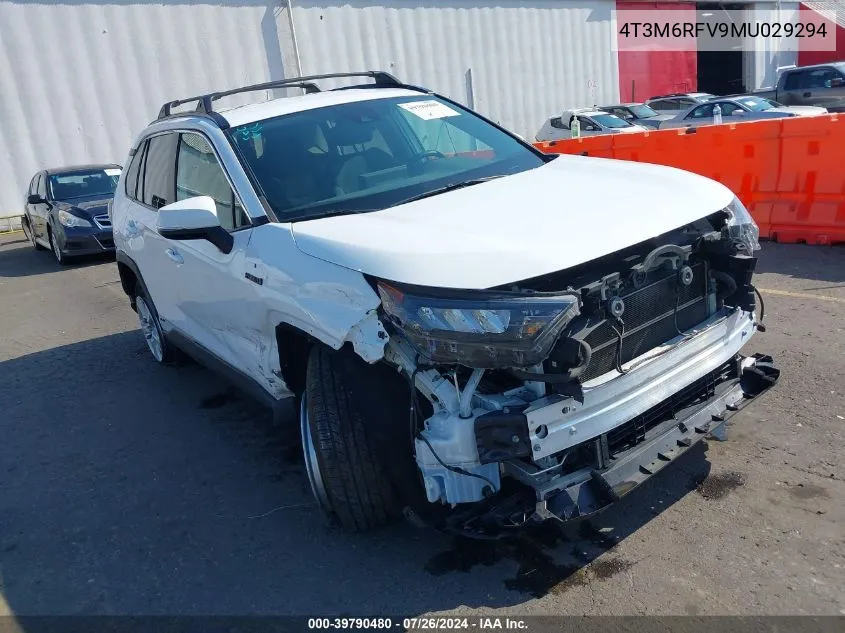 4T3M6RFV9MU029294 2021 Toyota Rav4 Hybrid Le