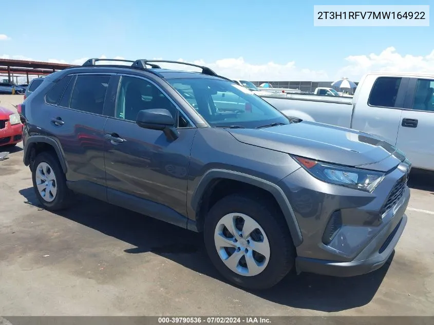 2T3H1RFV7MW164922 2021 Toyota Rav4 Le