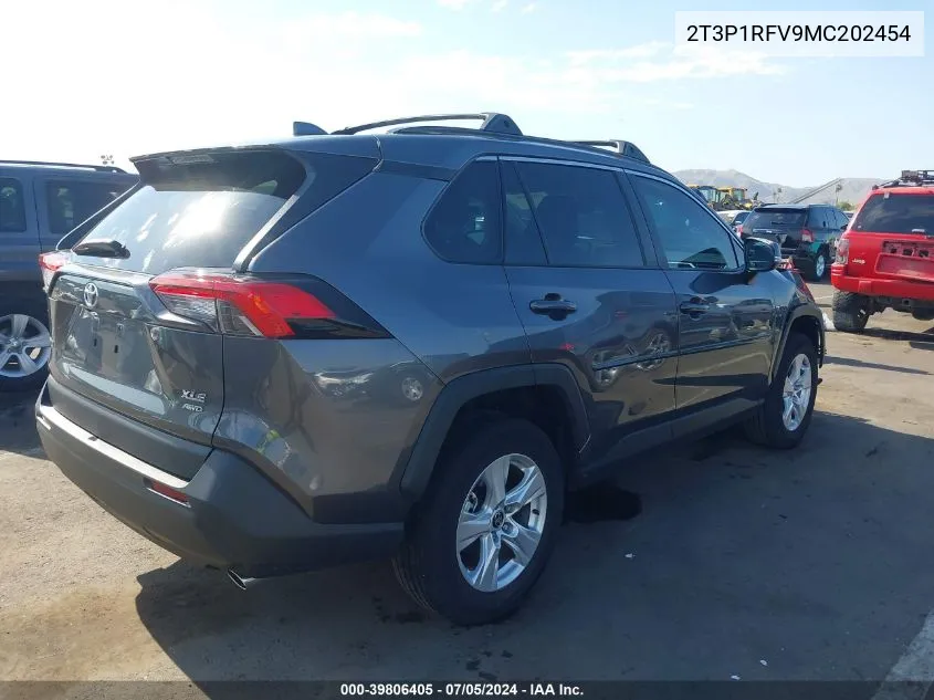 2T3P1RFV9MC202454 2021 Toyota Rav4 Xle