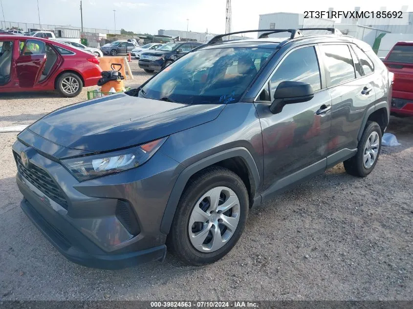 2T3F1RFVXMC185692 2021 Toyota Rav4 Le