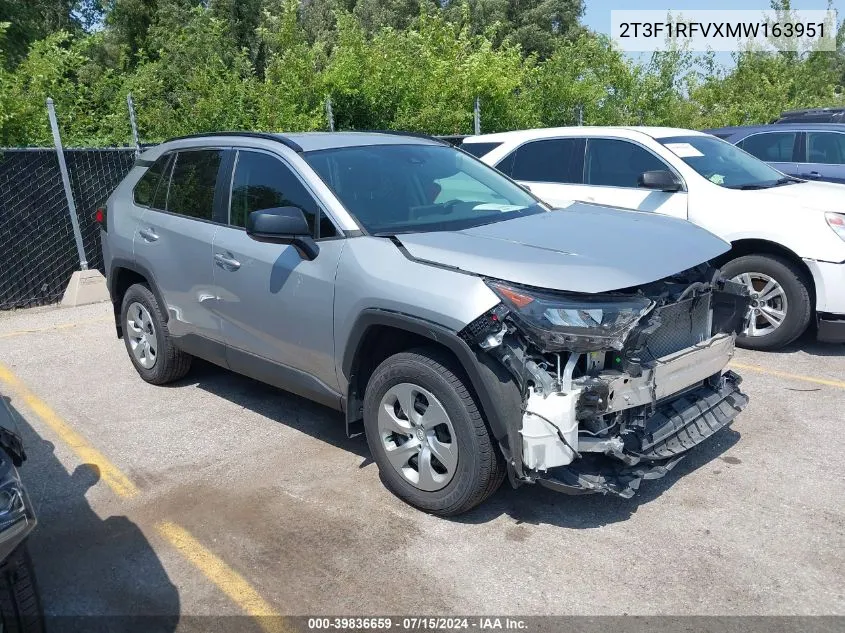 2T3F1RFVXMW163951 2021 Toyota Rav4 Le