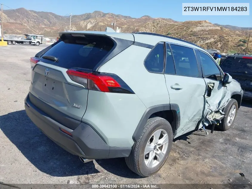 2T3W1RFV1MW184283 2021 Toyota Rav4 Xle