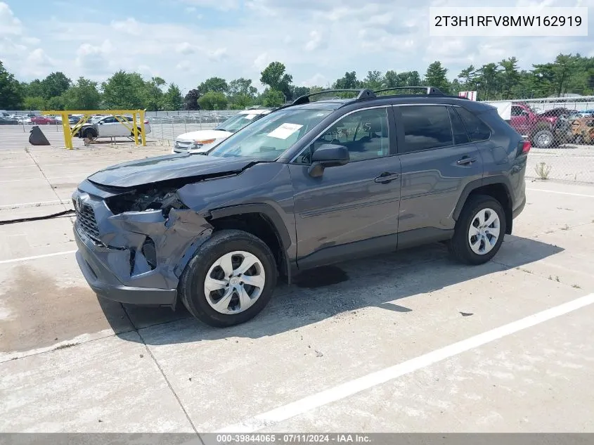 2021 Toyota Rav4 Le VIN: 2T3H1RFV8MW162919 Lot: 39844065