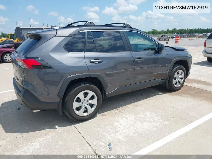 2021 Toyota Rav4 Le VIN: 2T3H1RFV8MW162919 Lot: 39844065