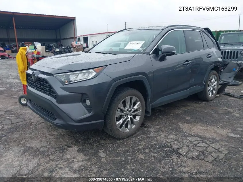 2021 Toyota Rav4 Xle Premium VIN: 2T3A1RFV5MC163299 Lot: 39874850