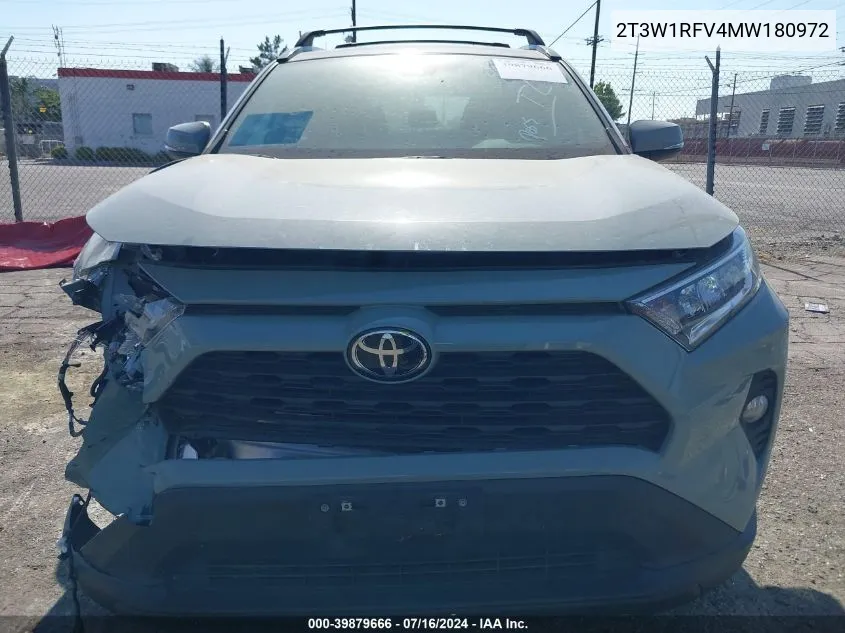 2021 Toyota Rav4 Xle VIN: 2T3W1RFV4MW180972 Lot: 39879666