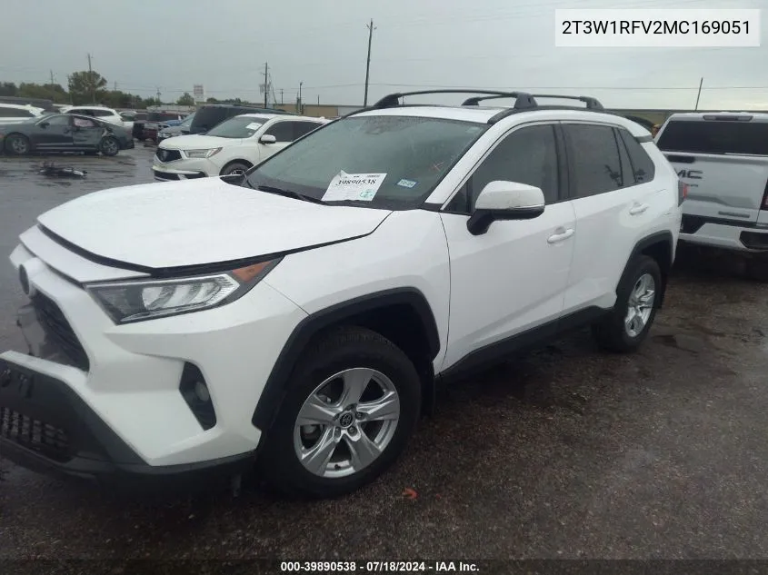 2T3W1RFV2MC169051 2021 Toyota Rav4 Xle