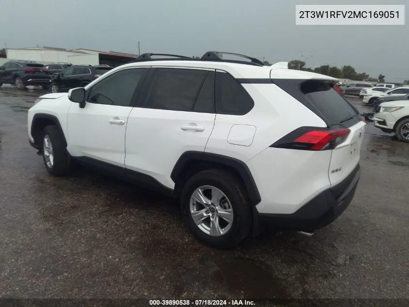 2T3W1RFV2MC169051 2021 Toyota Rav4 Xle