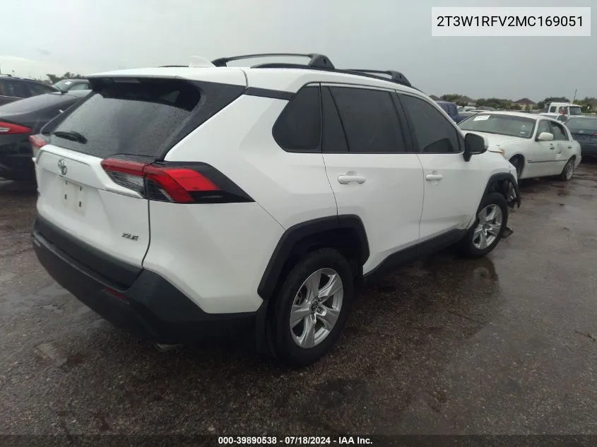 2021 Toyota Rav4 Xle VIN: 2T3W1RFV2MC169051 Lot: 39890538