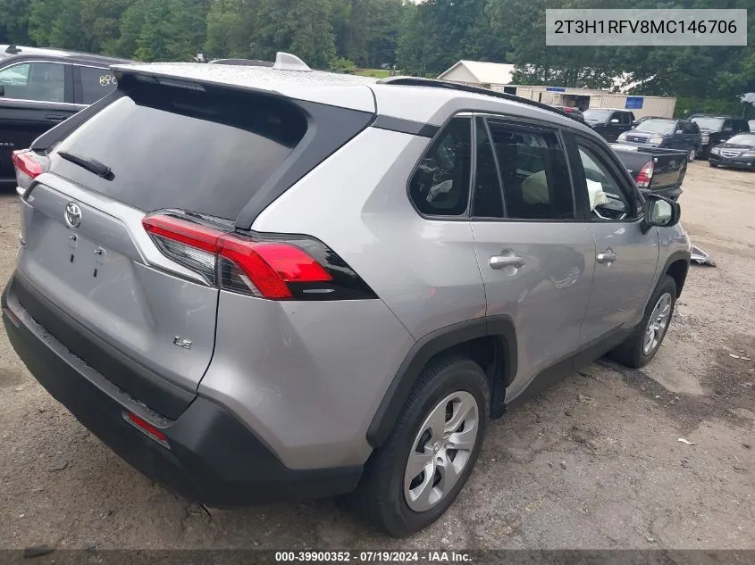 2021 Toyota Rav4 Le VIN: 2T3H1RFV8MC146706 Lot: 39900352