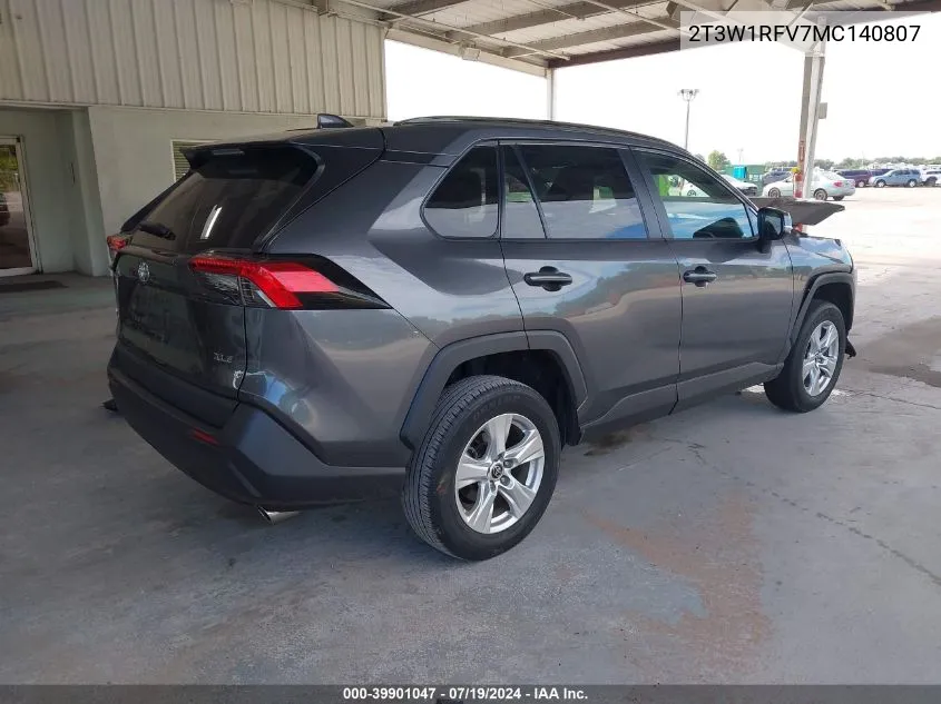 2T3W1RFV7MC140807 2021 Toyota Rav4 Xle