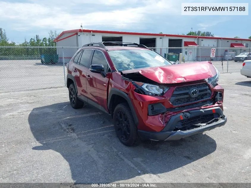 2021 Toyota Rav4 Trd Off-Road VIN: 2T3S1RFV6MW157188 Lot: 39935748