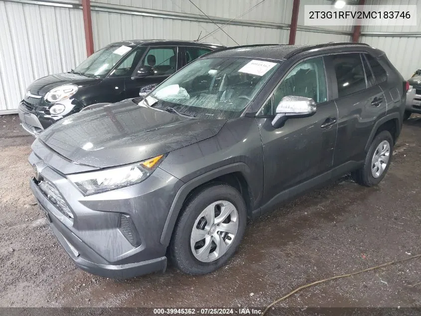 2T3G1RFV2MC183746 2021 Toyota Rav4 Le