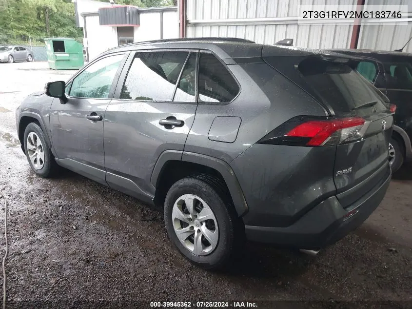 2T3G1RFV2MC183746 2021 Toyota Rav4 Le