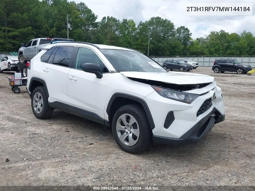 2021 Toyota Rav4 Le VIN: 2T3H1RFV7MW144184 Lot: 39952548