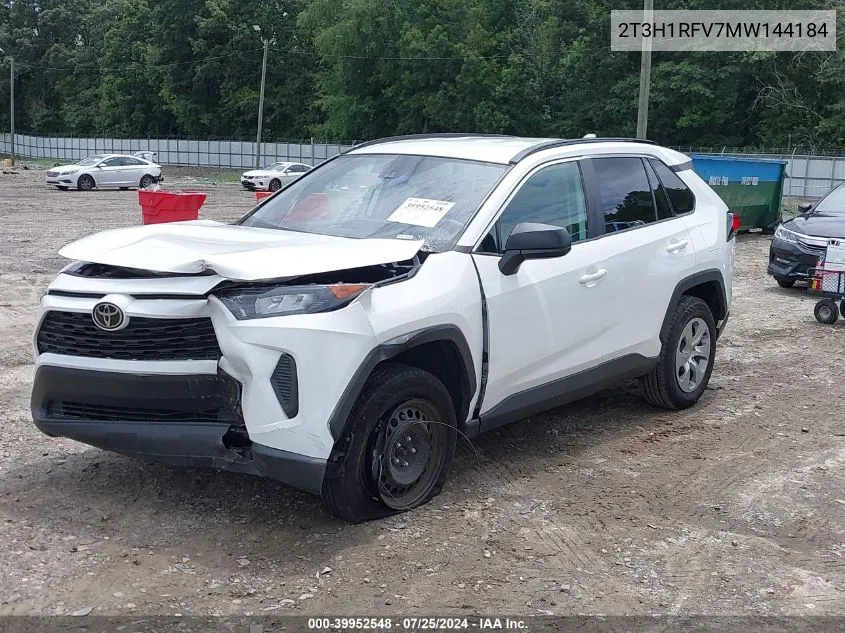 2T3H1RFV7MW144184 2021 Toyota Rav4 Le