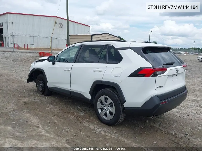 2T3H1RFV7MW144184 2021 Toyota Rav4 Le