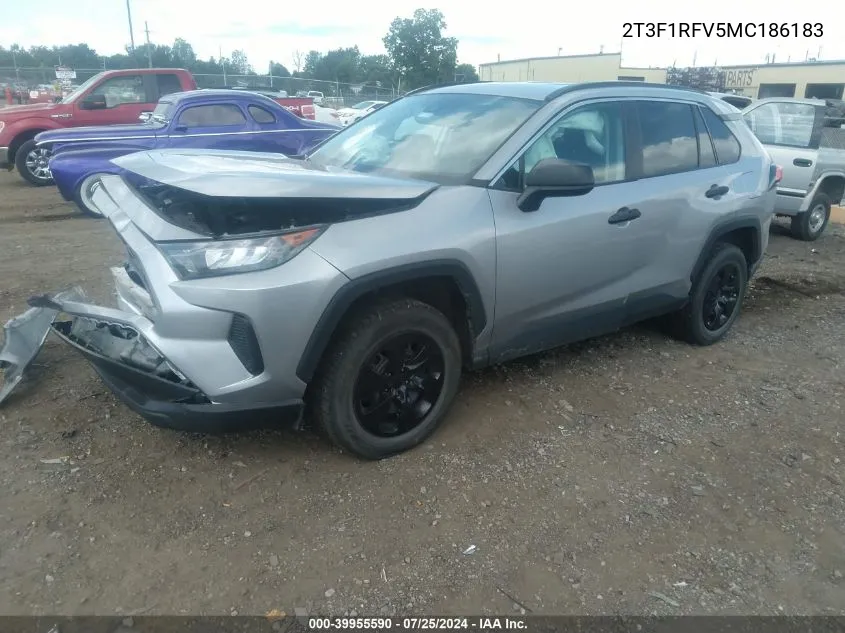 2T3F1RFV5MC186183 2021 Toyota Rav4 Le