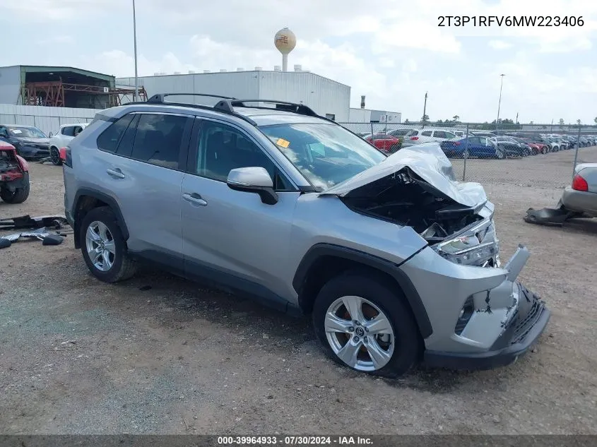 2021 Toyota Rav4 Xle VIN: 2T3P1RFV6MW223406 Lot: 39964933