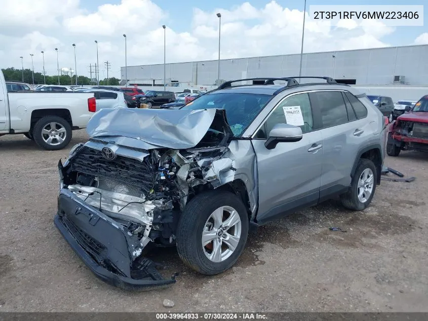 2021 Toyota Rav4 Xle VIN: 2T3P1RFV6MW223406 Lot: 39964933