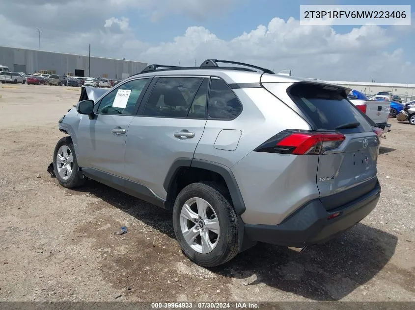 2T3P1RFV6MW223406 2021 Toyota Rav4 Xle