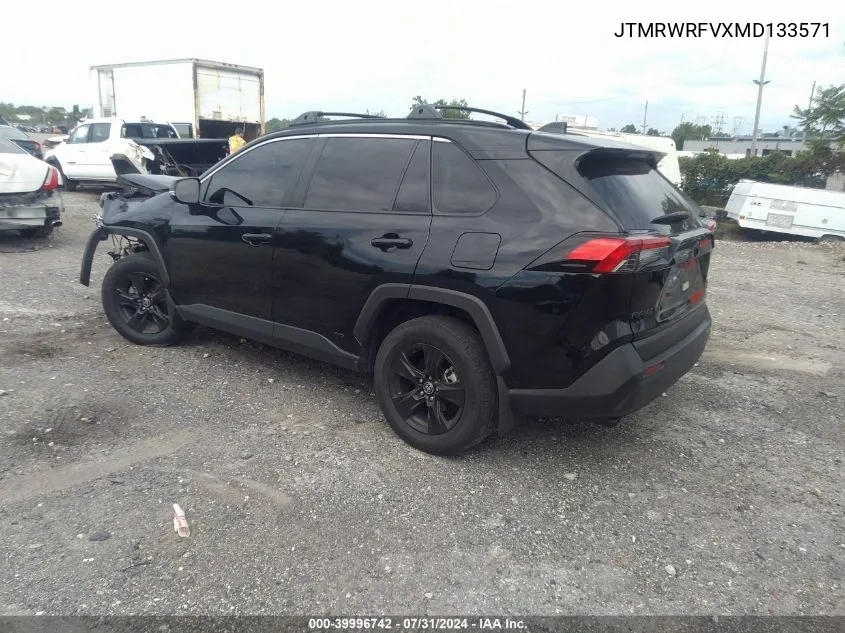 JTMRWRFVXMD133571 2021 Toyota Rav4 Hybrid Xle