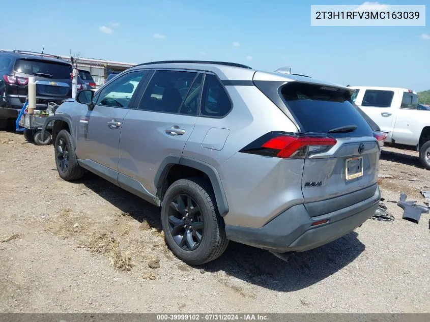 2T3H1RFV3MC163039 2021 Toyota Rav4 Le