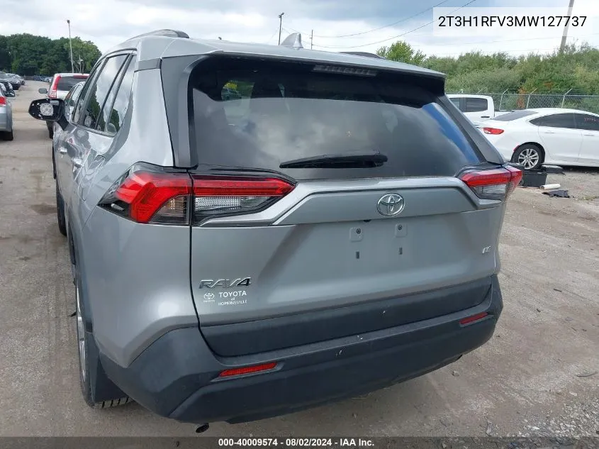 2021 Toyota Rav4 Le VIN: 2T3H1RFV3MW127737 Lot: 40009574