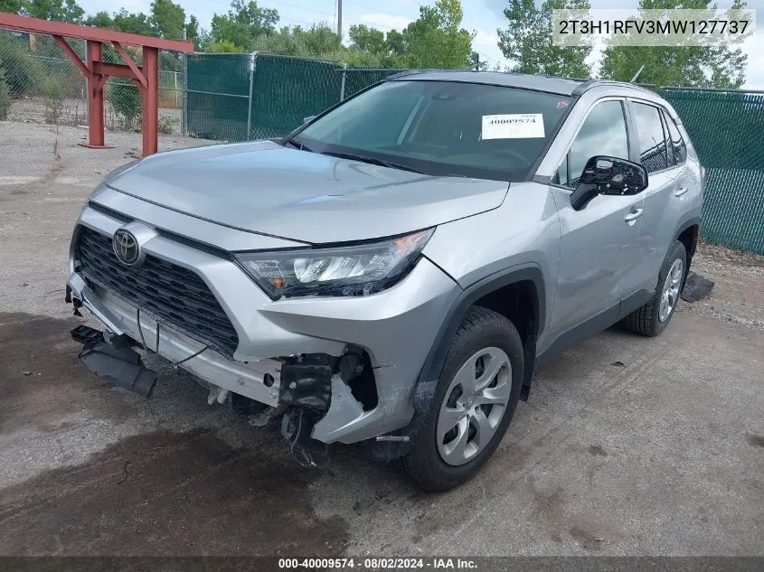 2T3H1RFV3MW127737 2021 Toyota Rav4 Le