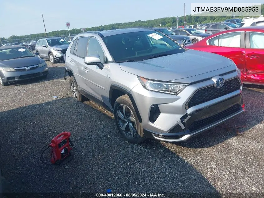 2021 Toyota Rav4 Prime Se VIN: JTMAB3FV9MD055953 Lot: 40012060