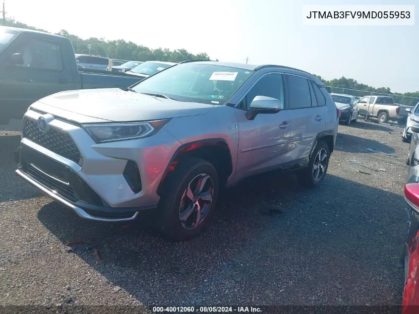 2021 Toyota Rav4 Prime Se VIN: JTMAB3FV9MD055953 Lot: 40012060