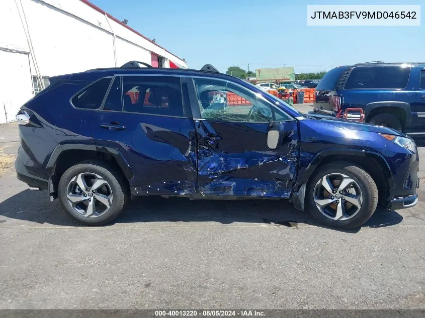 2021 Toyota Rav4 Prime Se VIN: JTMAB3FV9MD046542 Lot: 40013220