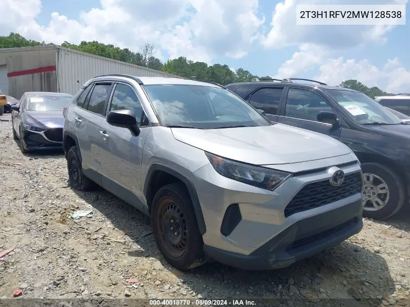 2021 Toyota Rav4 Le VIN: 2T3H1RFV2MW128538 Lot: 40018770