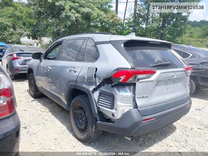 2021 Toyota Rav4 Le VIN: 2T3H1RFV2MW128538 Lot: 40018770