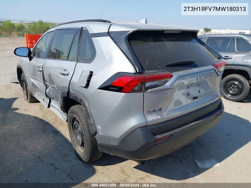 2T3H1RFV7MW180313 2021 Toyota Rav4 Le