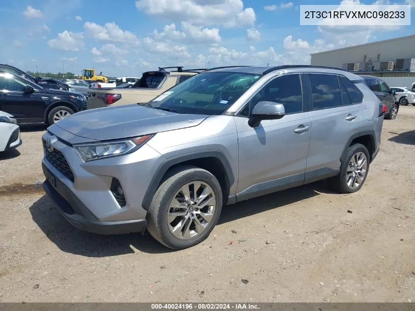 2T3C1RFVXMC098233 2021 Toyota Rav4 Xle Premium